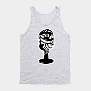 Rekt Bitcoin Skull Mic Tank Top